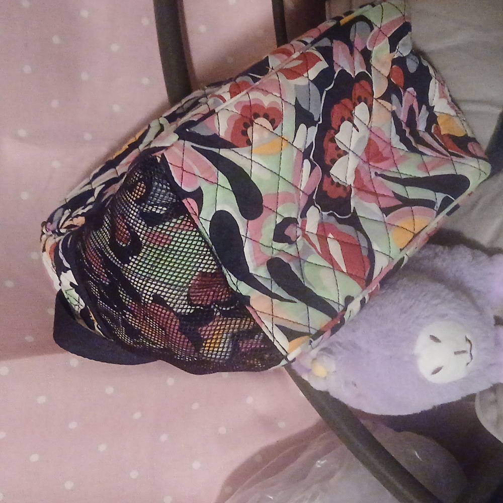 Vera Bradley Multicolor Floral Quilted Lunch Bag - Picture 4 of 5